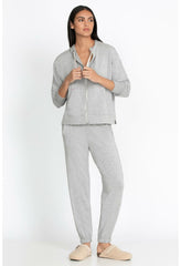 Women Bottoms | Johnny Was Forward Side Seam Jogger Heather Grey