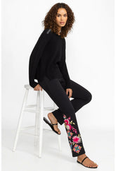 Women Bottoms | Johnny Was Julie Baby Boot Legging Black