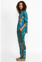 Women Bottoms | Johnny Was Lagoon Kelly Pant Lagoon