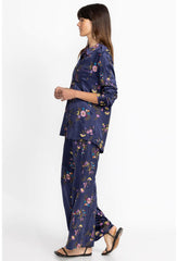 Women Bottoms | Johnny Was Misty Rayon Easy Pant Sapphire Blue