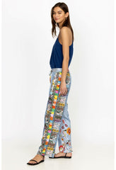 Women Bottoms | Johnny Was Rainbow Liza Pant Rainbow