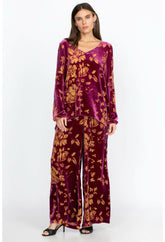 Women Bottoms | Johnny Was Rising Moon Easy Pant Saint Lucia