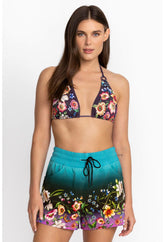 Women Cover Ups & Kimonos | Johnny Was Ombre Garden High Waist Board Short Ombre Garden