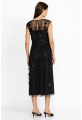 Women Dresses | Johnny Was Black Flower Beaded Maxi Dress Black Flower