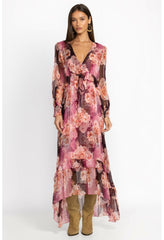 Women Dresses | Johnny Was Carina Silk Maxi Dress Carina