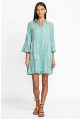 Women Dresses | Johnny Was Charis Easy Tiered Dress Marine Blue