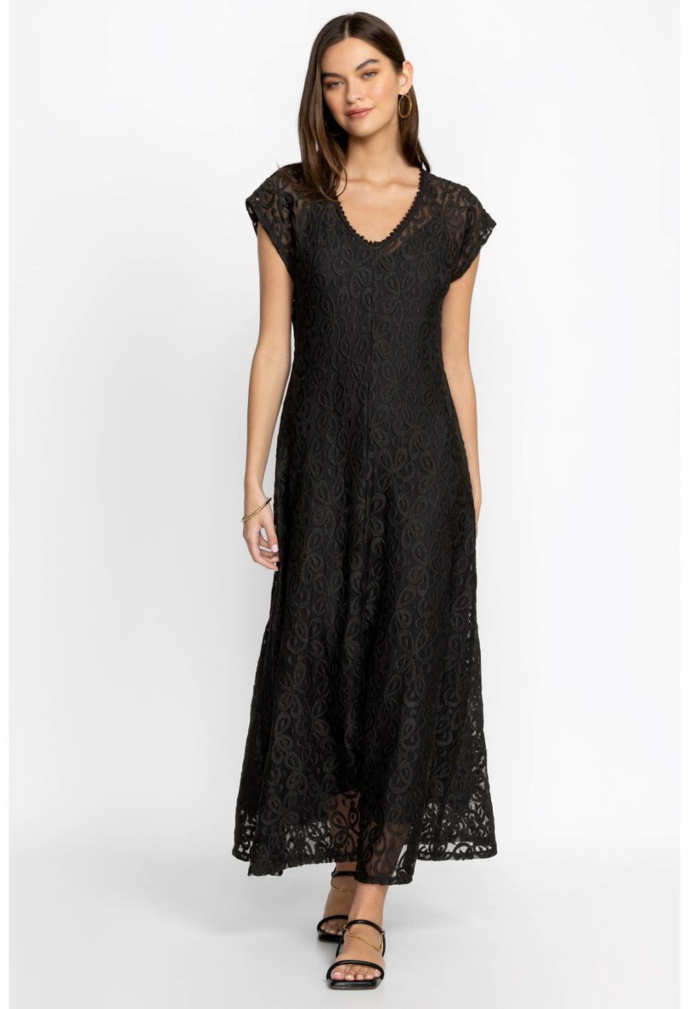 Women Dresses | Johnny Was Corinne Maxi Dress Black