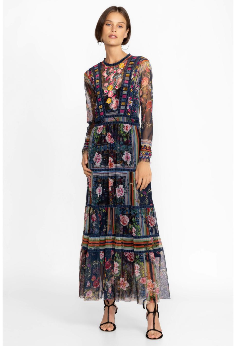 Women Dresses | Johnny Was Dayana Mesh Dress Multi