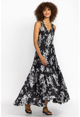 Women Dresses | Johnny Was Dreamer Silk Bias Dress Charcoal Dreamer