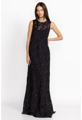 Women Dresses | Johnny Was Flower Jacquard Maxi Dress Black