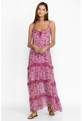 Women Dresses | Johnny Was Foxglove Silk Maxi Dress Foxglove