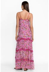 Women Dresses | Johnny Was Foxglove Silk Maxi Dress Foxglove