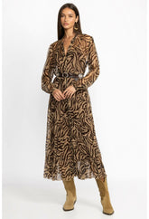 Women Dresses | Johnny Was Golden Days Silk Midi Dress Goldendays