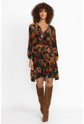 Women Dresses | Johnny Was Jasmoon Flore Velvet Field Tiered Dress Jasmoon Flore