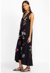 Women Dresses | Johnny Was Jessi Knit V-Neck Maxi Dress Black