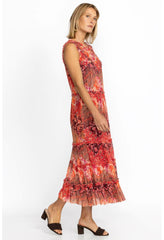Women Dresses | Johnny Was Josephina Mesh Midi Dress Josephina