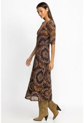 Women Dresses | Johnny Was Loving Is Easy Mesh Midi Dress Multi