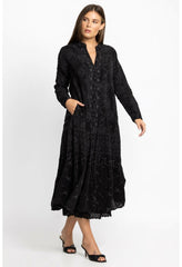 Women Dresses | Johnny Was Martin Flyaway Dress Black