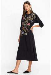 Women Dresses | Johnny Was Osaka Dolman Sleeve Knit Dress Black