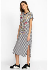Women Dresses | Johnny Was Osaka Relaxed Knit Dress Stripe
