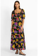 Women Dresses | Johnny Was Poppy Silk Maxi Dress Poppy