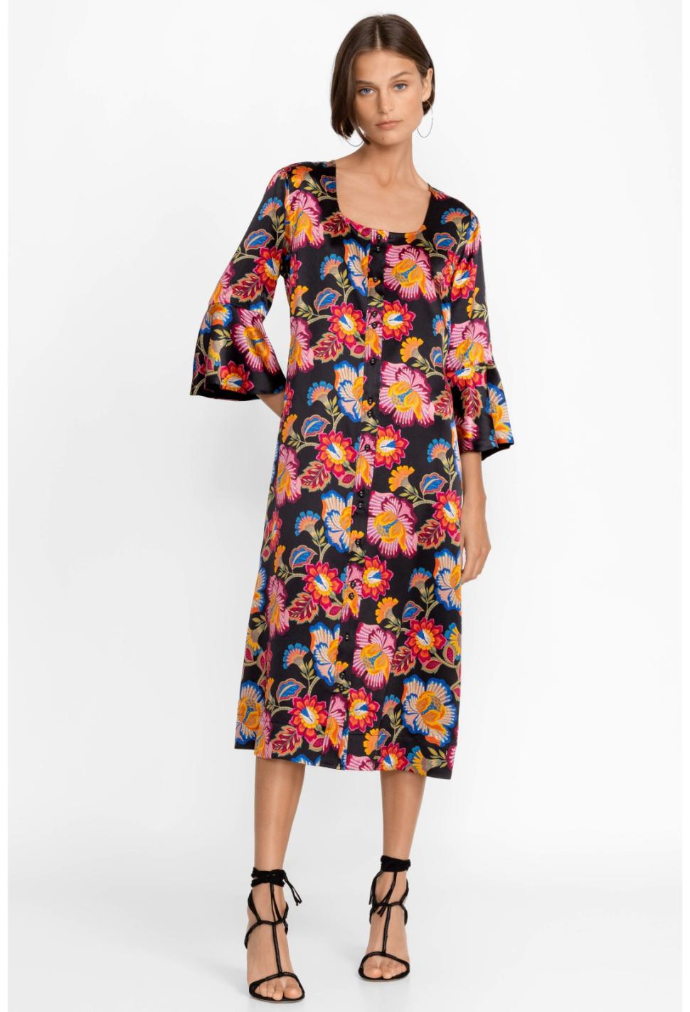 Women Dresses | Johnny Was Sidonia Button Front Dress Sidonia