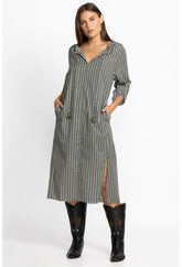 Women Dresses | Johnny Was Split Ruffle Neck Midi Multi