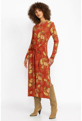 Women Dresses | Johnny Was The Janie Favorite Long Sleeve Tie Front Knit Dress Paisley Lace