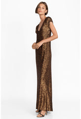 Women Dresses | Johnny Was Toto Sequin Maxi Dress Butterscotch