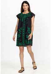 Women Dresses | Johnny Was Willow Petal Sleeve Tunic Dress Black