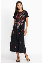 Women Dresses | Johnny Was Zuzu Knit T-Shirt Dress Black