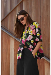 Women Eye Wear | Johnny Was Addison Sunglasses Solid Black