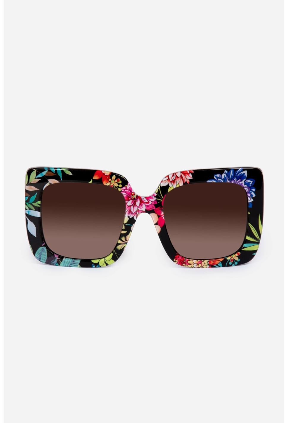 Women Eye Wear | Johnny Was Sutton Sunglasses Printed Dreamer Noir