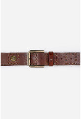 Women Fashion Accessories | Johnny Was Moneta Italian Leather Belt Brown