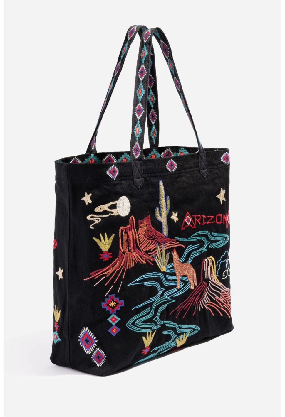 Women Handbags | Johnny Was Arizona Everyday Tote Black