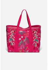 Women Handbags | Johnny Was Hawaii Beach Tote Raspberry