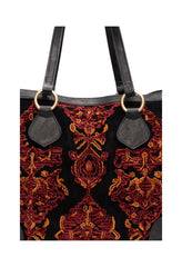 Women Handbags | Johnny Was Regina Jaquard Tote Bag Black