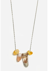 Women Jewelry | Johnny Was Joseph Brooks Quartz And Citrine Necklace Multi