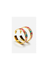 Women Jewelry | Johnny Was Kaleida Hoop Earrings Kaleida
