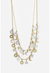 Women Jewelry | Johnny Was Moondance Charm Necklace Gold