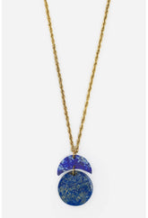 Women Jewelry | Johnny Was Moonstack Pendant Necklace Lapis