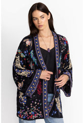Women Kimonos | Johnny Was Elletra Kimono Reversible Black