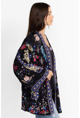 Women Kimonos | Johnny Was Elletra Kimono Reversible Black