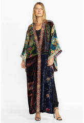 Women Kimonos | Johnny Was One Of A Kind Velvet Kimono- Black Multi