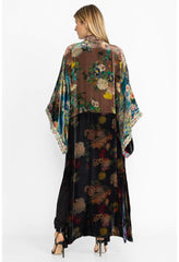 Women Kimonos | Johnny Was One Of A Kind Velvet Kimono- Black Multi