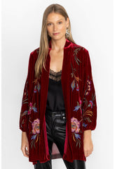 Women Kimonos | Johnny Was Sidonia Bishop Sleeve Kimono Rich Red
