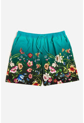 Women Mens Swimwear | Johnny Was Ombre Garden Mens Swim Trunk Ombre Garden