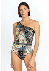 Women One-Pieces | Johnny Was Mila One Shoulder Swimsuit Mila