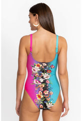 Women One-Pieces | Johnny Was Ombre Garden Tank One-Piece Ombre Garden