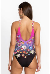 Women One-Pieces | Johnny Was Ombre Garden Wrap One Piece Ombre Garden